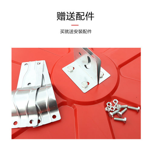 安全凸面镜路口转弯处停车场转角镜80cm公路反光镜室外交通广角镜