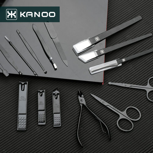 甲沟修脚刀家用指甲剪套装去角质死皮剪挖耳勺鼻毛剪指甲刀18件套