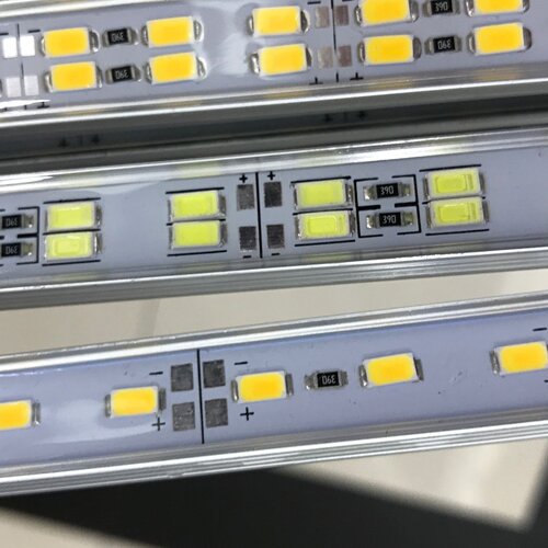 led柜台灯条12vled灯带5630硬灯条5730贴片珠宝手机展示柜高亮