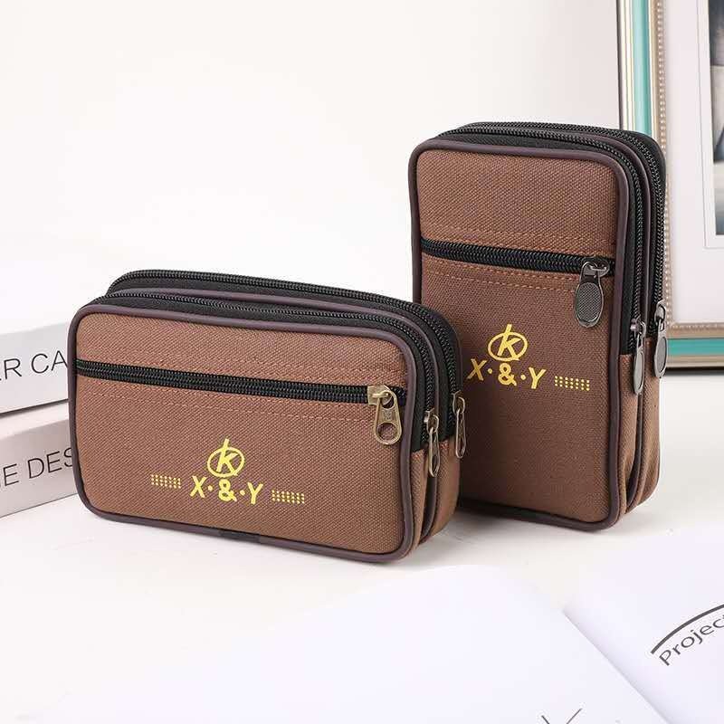 新款男士6.8英寸帆布手机腰包横竖3拉手机腰包穿皮带手机包,箱包皮具/热销女包/男包,男士包袋,淘宝优惠券,粉丝福利购,淘宝优惠卷