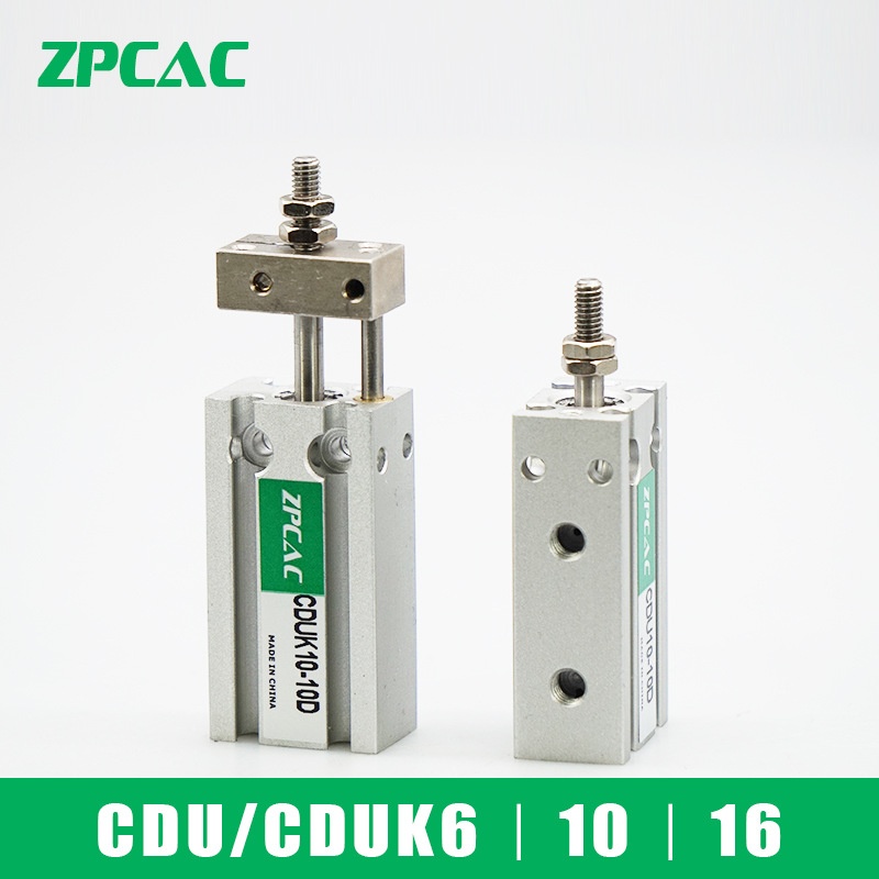 长方形自由安装小型气缸CU/CDUK/CDU6/10/16-5/10/15/20/25D