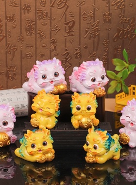 新款可爱貔貅国潮树脂工艺品摆件工艺礼品创意家居装饰品汽车