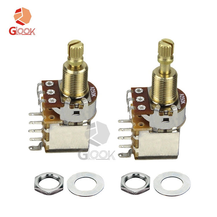 电吉他音量旋钮音色电位器电贝司贝斯双层开关双联弹跳提升开关