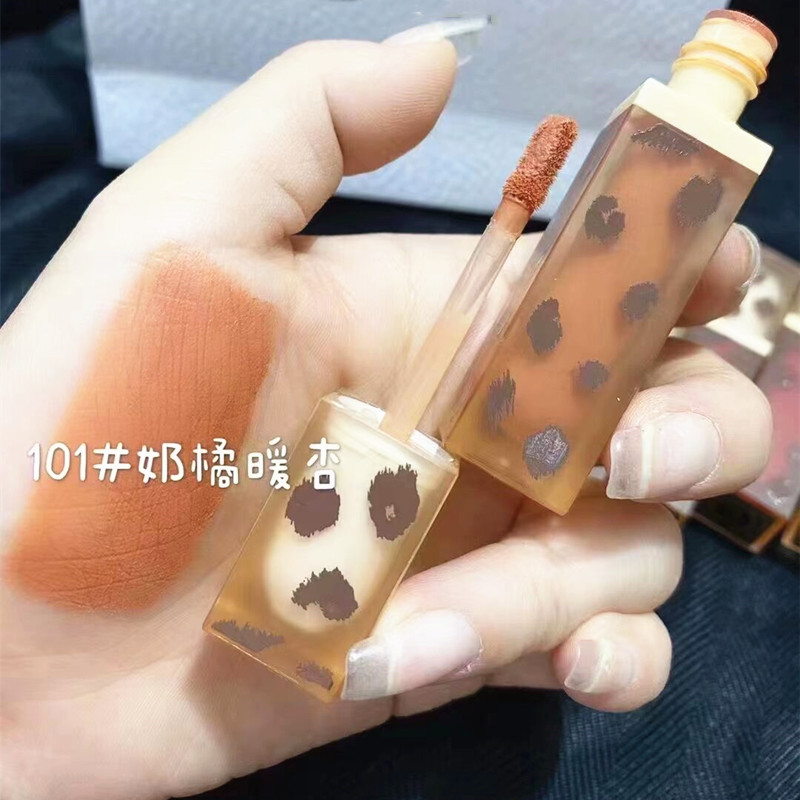 HOLD LIVE豹纹质感唇釉唇膏/口红