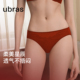 抗菌纯棉底裆纯欲婚礼 女性感三角裤 3件79元 ubras蕾丝低腰内裤