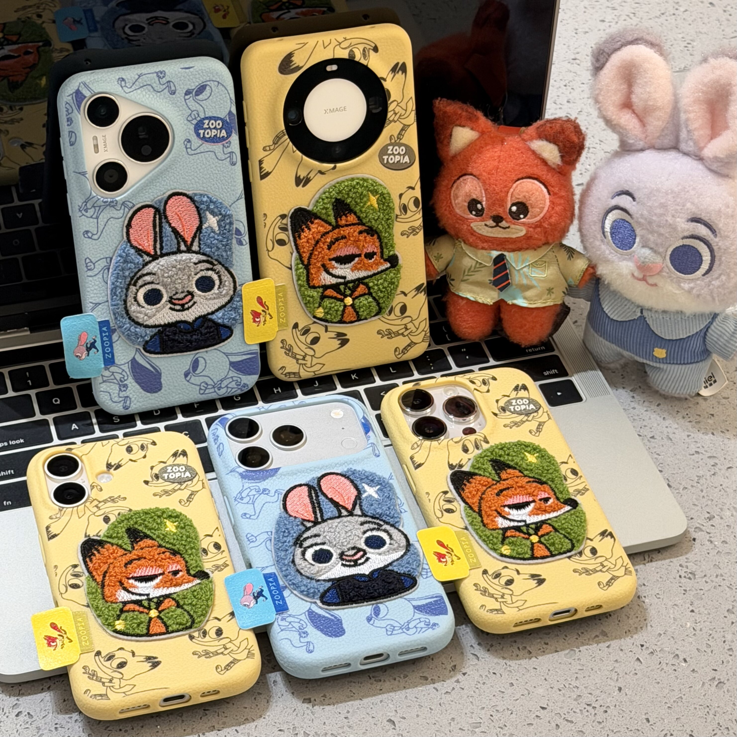 情侣贴纸标签朱迪尼克适用苹果16/17promax皮纹手机壳适用iPhone15pro/14/13/华为Pura80/vivo/oppo/小米软壳