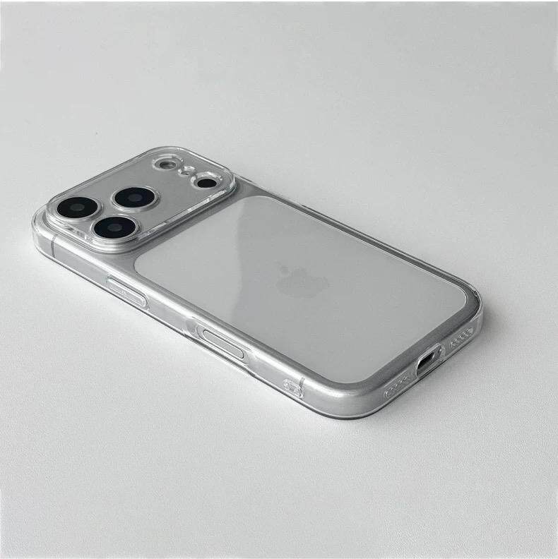 简约透明软壳适用苹果17promax全包防摔手机壳iPhone16/15pro小众创意14/13promax个性男女12高级11新款xs/xr