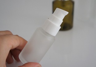 包邮磨砂玻璃乳液瓶精华按压瓶鸟嘴瓶旅行化妆品分装瓶20 30 50ml