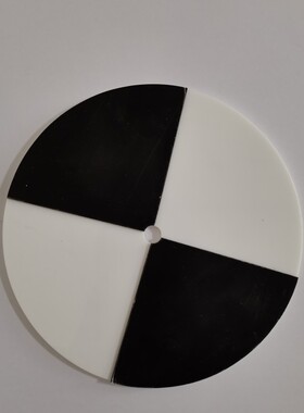 SD20型塞氏盘透明度盘加厚亚克力板黑白相间水质检测工具30米卷u.