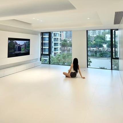 私人空间地砖 广东佛山瓷砖800x800白天鹅绒柔光砖750x1500金丝绒