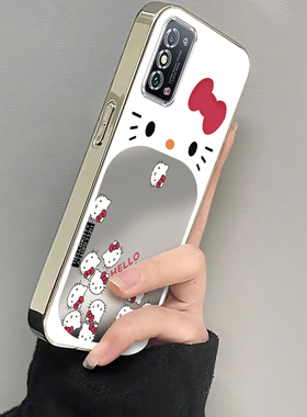 适用荣耀X30Max手机壳华为KKG一AN70保护套HONORX30XMax新款可爱专用KKGAN软电镀全包防摔X3OMax女生大嘴kt猫