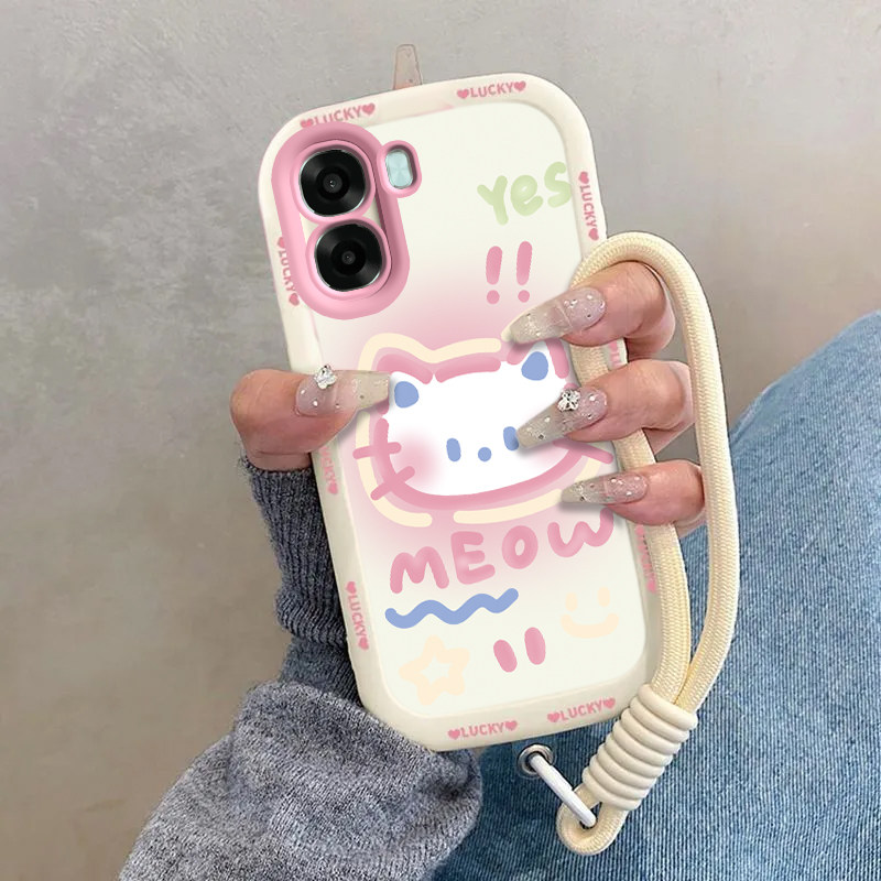 适用OPPOA6c手机壳A6c5G保护OPPO套A6i+新款a6l液态硅胶a6v软壳全包防摔OPA外壳OPPA高级感OPOPA男女害羞kt猫图片
