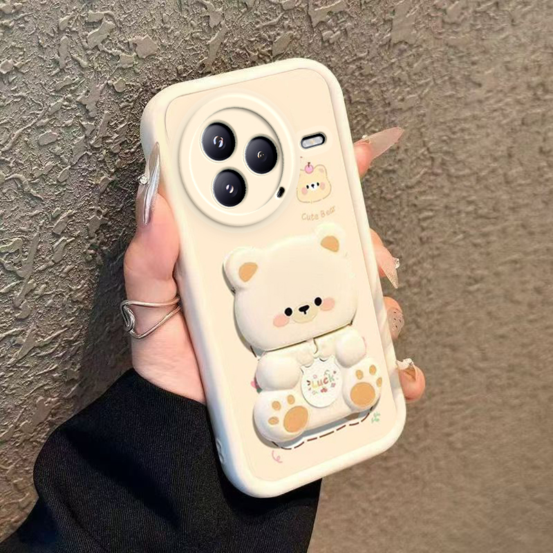 适用小米Civi5Pro手机壳Xiaomi新款保护套cviv液态硅胶cv全包por防摔cici男女vici软外壳高级感cicv镜子支架