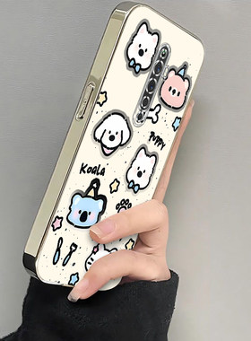 适用OPPOReno2Z手机壳OPPO新款套OPPORenoZ升降摄像头OPPOZ电镀0PP0Ren02Z全包OPPORen防摔Rone女生黑白kt猫