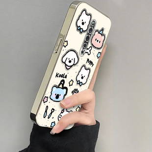 适用OPPOReno2Z手机壳OPPO新款套OPPORenoZ升降摄像头OPPOZ电镀0PP0Ren02Z全包OPPORen防摔Rone女生黑白kt猫