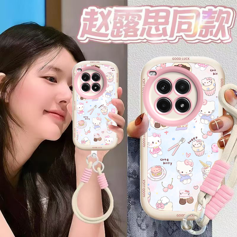 适用一加Ace3Pro手机壳1加Ac3P保护套OPPO新款可爱Aec十OPPOAce二A3Por液态硅胶全包防摔ONEPlus男女甜点kt猫