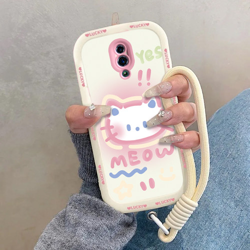 适用OPPOReno手机壳OPPO新款Reno1升降摄像头0PP0Ren0一代标准版老款OPPReno套OPPOReon硅胶全包男女害羞kt猫