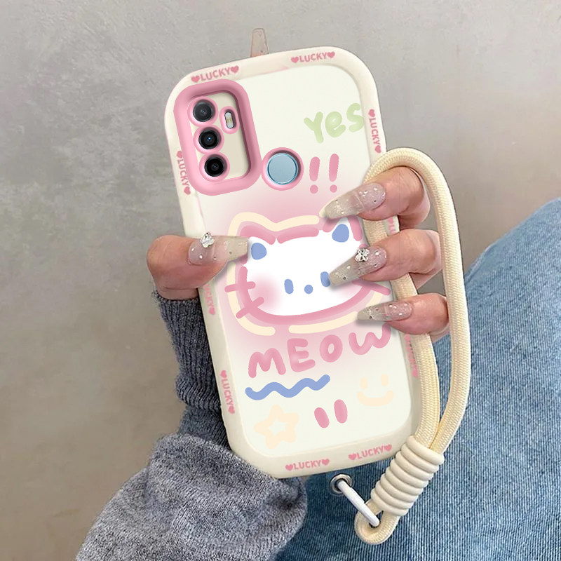 适用OPPOA32手机壳OPPO新款A32套OPA/OPPA机OPOPA硅胶OPOOA高级感OOPOA全包OPP0PP0PPO防摔PPOA男女害羞kt猫