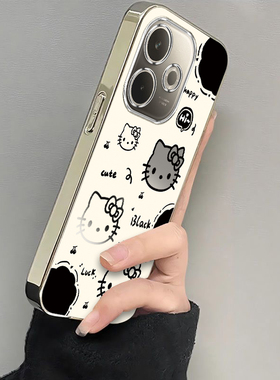 OPPOA5活力版手机壳OPPO新款A55G保护套OPA/OPPA可爱opp0pp0ppo电镀ppoa全包防摔a5男opopa女oopoa黑白kt猫