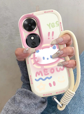 适用荣耀Play10C手机壳HonorPlay10C新款保护套华为NIC一AN00全包防摔Honor液态硅胶软外壳paly男女害羞kt猫