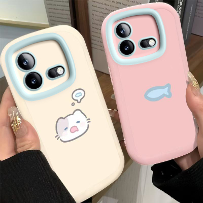 适用iQOONeo8Pro手机壳vivo爱酷Neo套iQ00新款vivoiQOONeo液态硅胶iPOONeo全包iQNeo防摔vivoNeo男女小猫小鱼