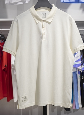 正品李宁短袖POLO衫夏季中国色男子舒适休闲耐洗翻领T恤APLT019