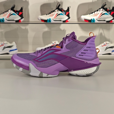 李宁空袭10中帮篮球鞋男高回弹