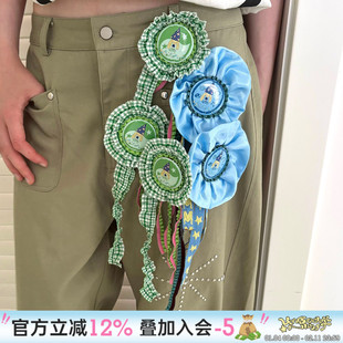 UnsocialNight手工系列小众设计原创自留款趣味胸花胸针徽章百搭