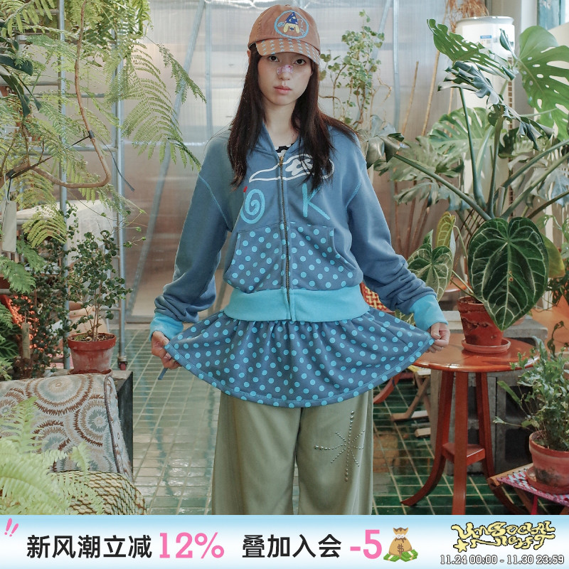 UnsocialNight原创印花连帽卫衣