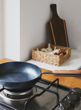 触造一人食早餐小煎锅手工锻打熟铁无涂层不粘平底辅食煎蛋烙饼