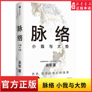 脉络小我与大势吴军著从时间和空间 书籍 新华书店正版 脉络中看懂过去看清当下看见未来看懂趋势演变大脉络看清个人发展小脉络