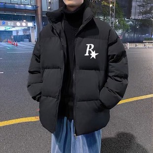 面包服男生秋冬季韩版潮流加厚棉服立领潮牌ins宽松痞帅棉衣外套