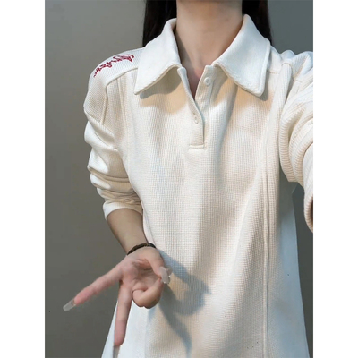 美式刺绣cleanfit卫衣男款秋冬