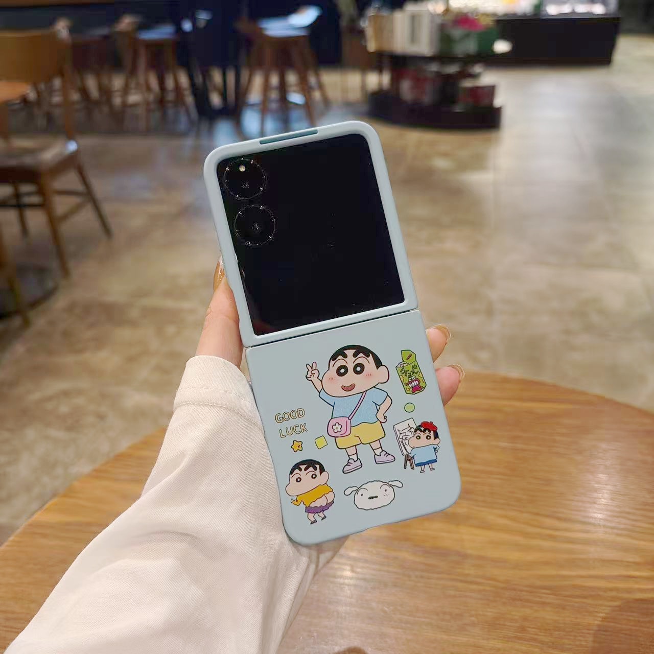 卡通图案新款适用华为purax折叠小米mixflip2手机壳摩托罗拉Razr60防摔荣耀MagicV轻奢三星Z35/7FE高级OPPON3