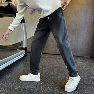 男士冬季水洗休闲裤修身弹力直筒裤 C207-6397-P75控105,男装休闲裤,电商C207