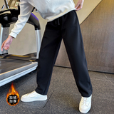 冬季加绒卫裤针织休闲男士直筒裤C207-K101-P65控95加绒P72，男装休闲裤，电商C207