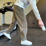男士休闲裤冬季加绒纯色直筒裤C207-5080-P68控98，男装卫衣，电商C207