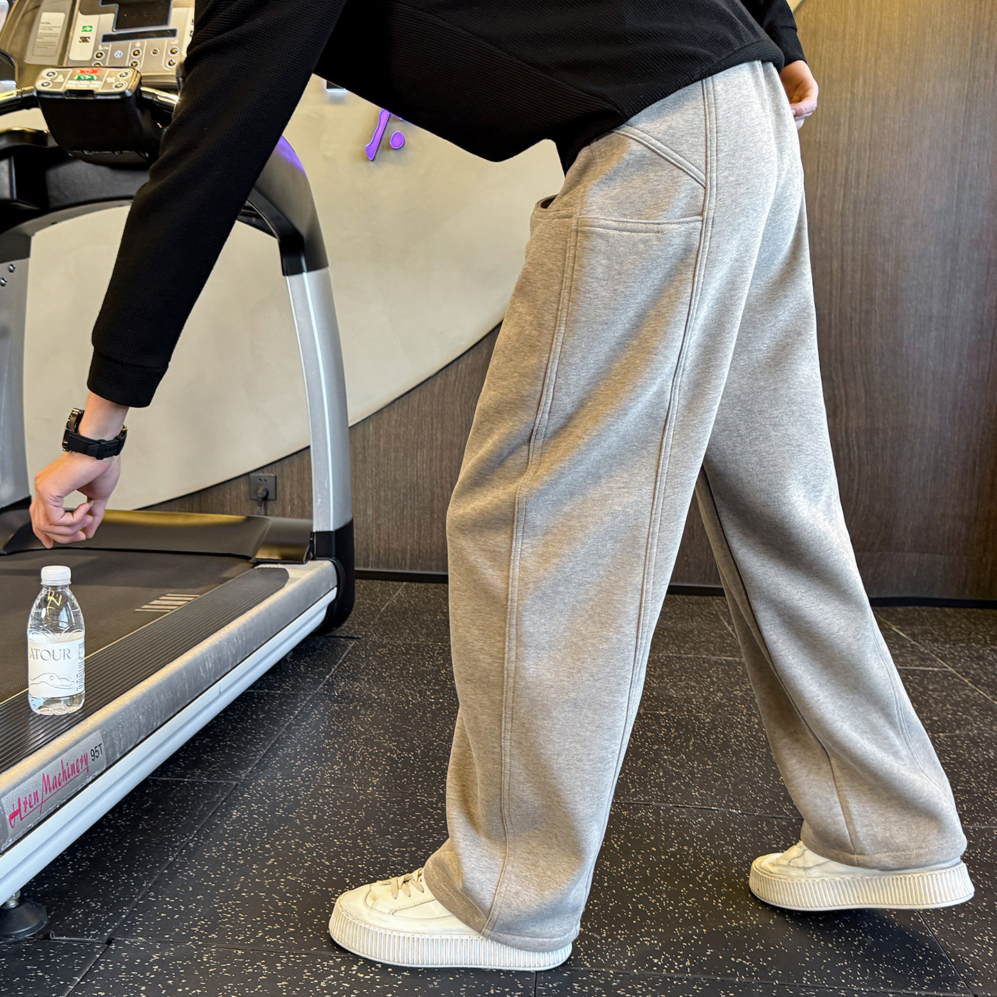 冬季男士新款卫裤拼接休闲直筒裤C207-Z-29-P69控99，男装休闲裤，电商C207