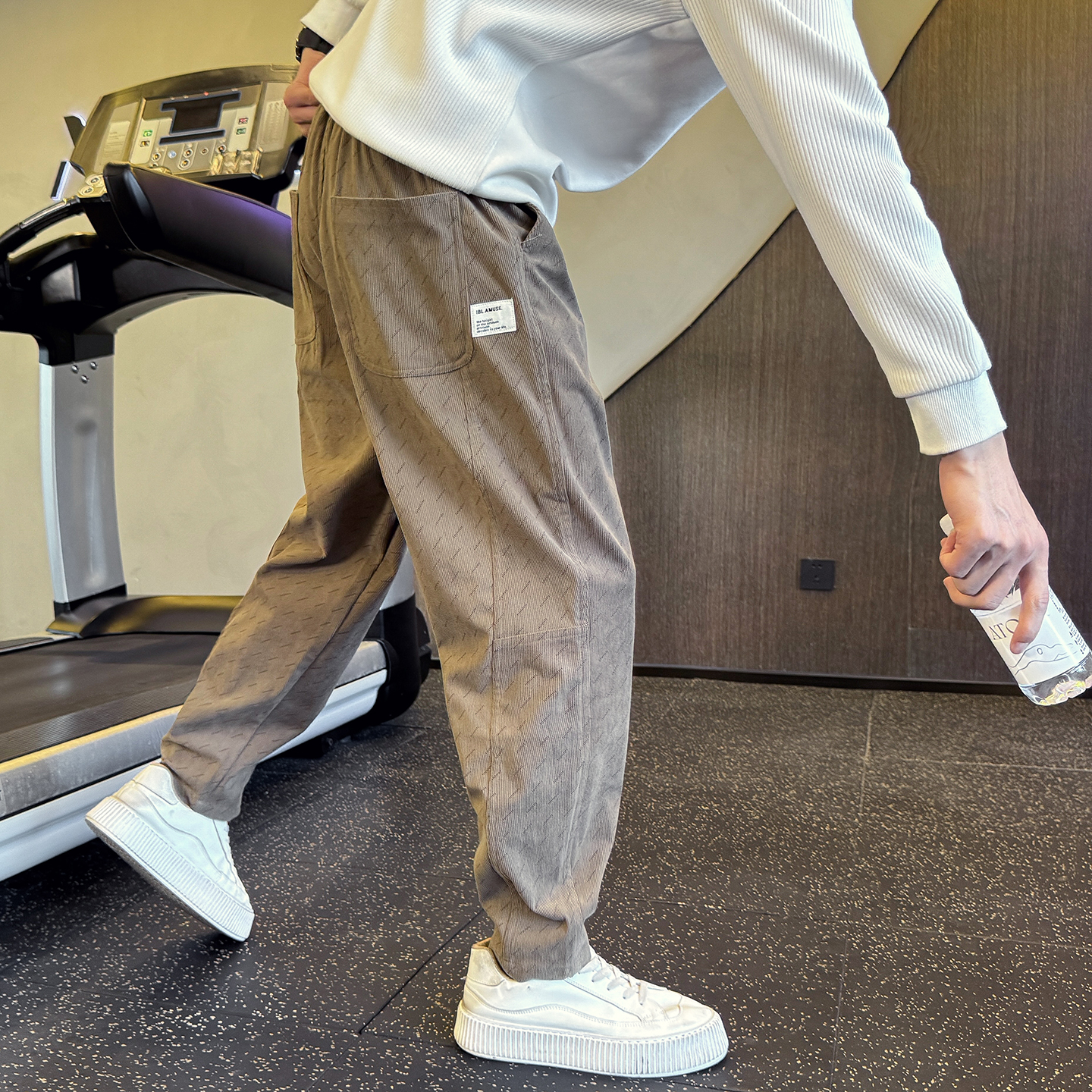 2025秋冬男士休闲裤修身束脚裤直筒裤C207-5071-P65控95，男装休闲裤，电商C207