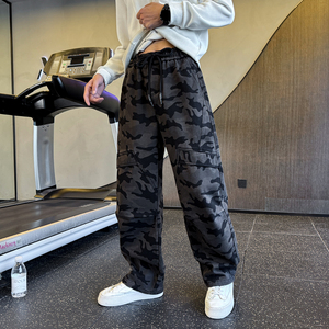 男士冬季加绒休闲裤迷彩纯棉直筒裤 C207-K269-P85控115图片