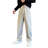 冬季加绒卫裤男士针织休闲直筒裤C207-712-P68控98加绒P75，男装休闲裤，电商C207