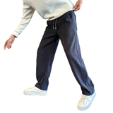 男士冬季加绒休闲裤纯色直筒裤C207-5085-P69控99，男装卫衣，电商C207