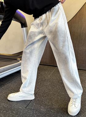 冬季水洗卫裤男士针织休闲裤小弯刀直筒裤 C207-70010-P69控99