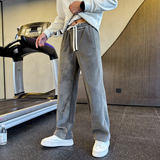 男士加绒卫裤冬季双面绒休闲直筒裤C207-691-P59控89，商品下架区，电商C207