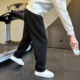 男士冬季新款加绒卫裤休闲直筒裤C207-5086-P69控99，男装休闲裤，电商C207