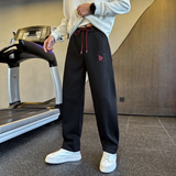 男士冬季新款加绒卫裤休闲直筒裤C207-5086-P69控99，男装休闲裤，电商C207