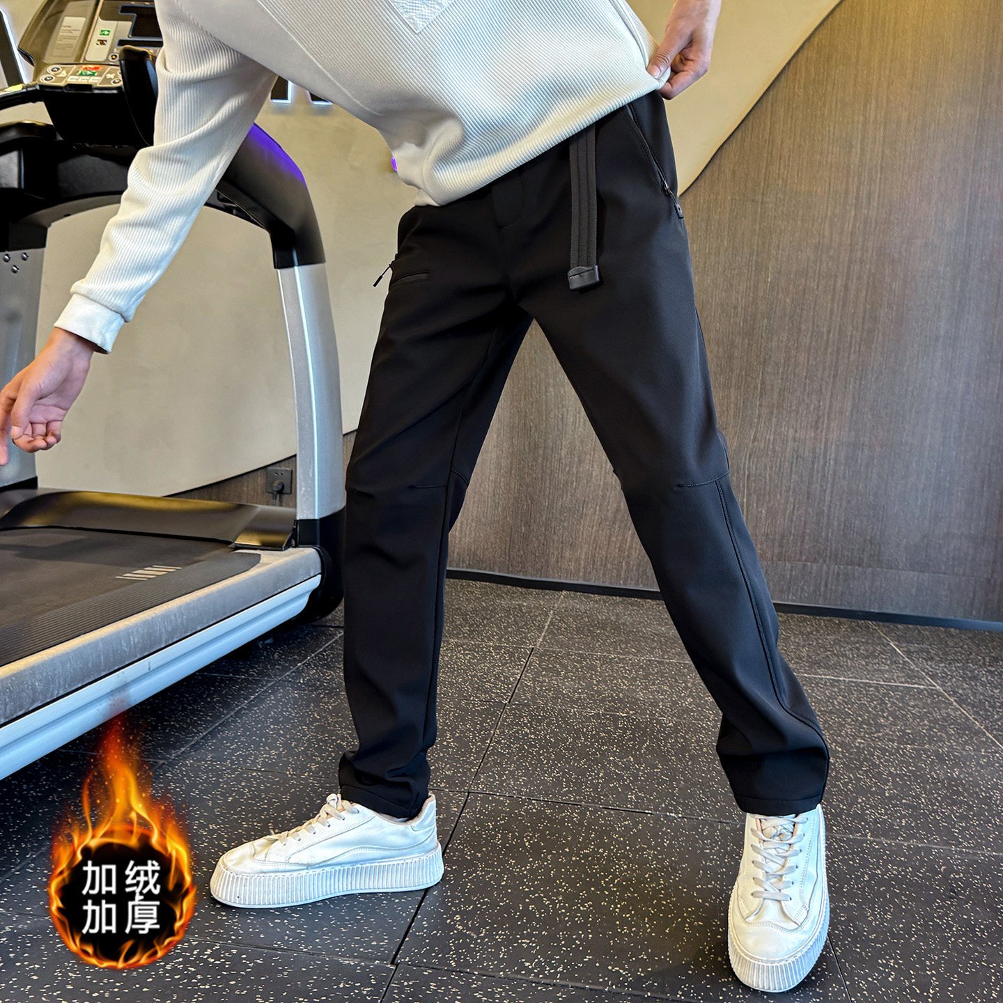 冬季加绒休闲裤男士冲锋裤直筒裤C207-3902-P78控108加绒P85，男装卫衣，电商C207