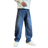 2025秋冬新款牛仔裤男士休闲直筒裤C207-1125-P75控105，男装牛仔裤，电商C207