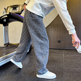 冬季新款棉裤男士休闲直筒裤弯刀裤C207-66017-P68控98，男装棉裤，电商C207