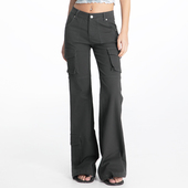 裤 复古多口袋重工微喇工装 女2025新款 修身 ABMY 显瘦百搭长裤 美式